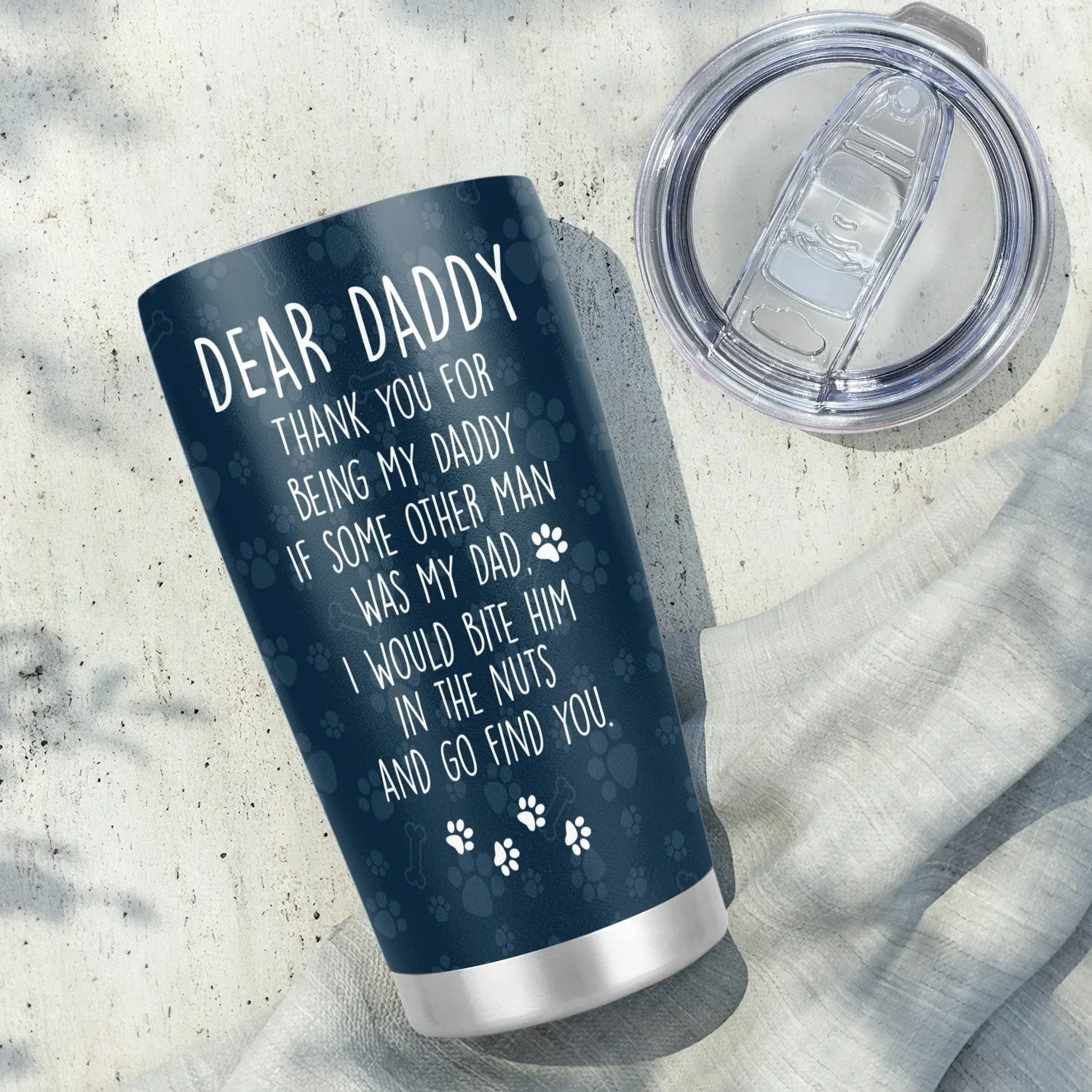 Labrador Retriever Personalized Tumbler To Dad - Thank You For Being My Daddy Tumbler - Perfect Gift For Dad From Son, Labrador Lover - Image 6