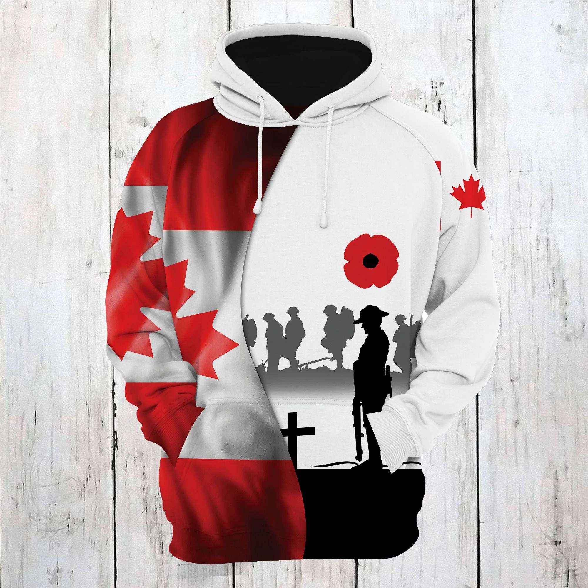 Lest We Forget Pullover Premium Hoodie, Perfect Outfit For Men And Women On Christmas New Year Autumn Winter - Image 2