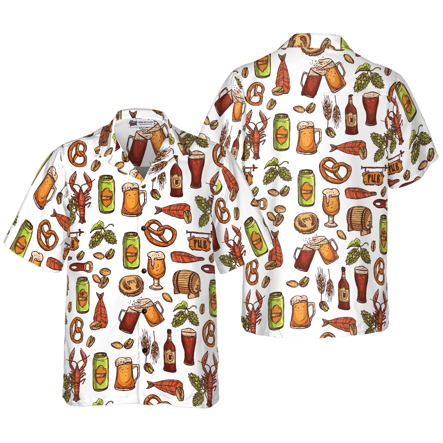 Let's Drink Premium Beer Aloha Hawaiian Shirt For Summer, Colorful Shirt For Men Women, Perfect Gift For Friend, Team, Family