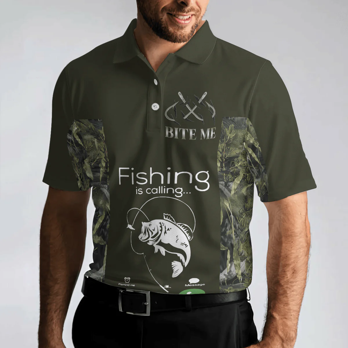 Men Fishing Polo Shirt - The Worst Day Fishing Is Better Than The Best Day Working Men Polo Shirt - Perfect Gift For Men, Fisher - Image 5