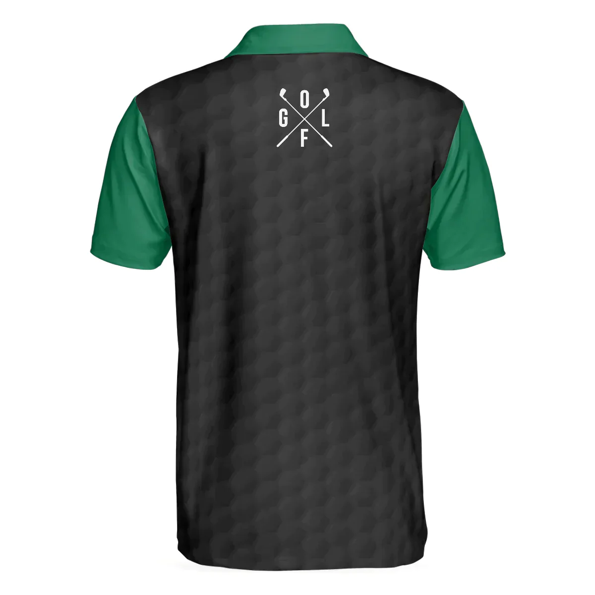 Men Golf Polo Shirt - Funny Black And Green Golf Men Polo Shirt, Just Tap In It Men Polo Shirt - Perfect Polo Shirt For Men, Golfers - Image 2
