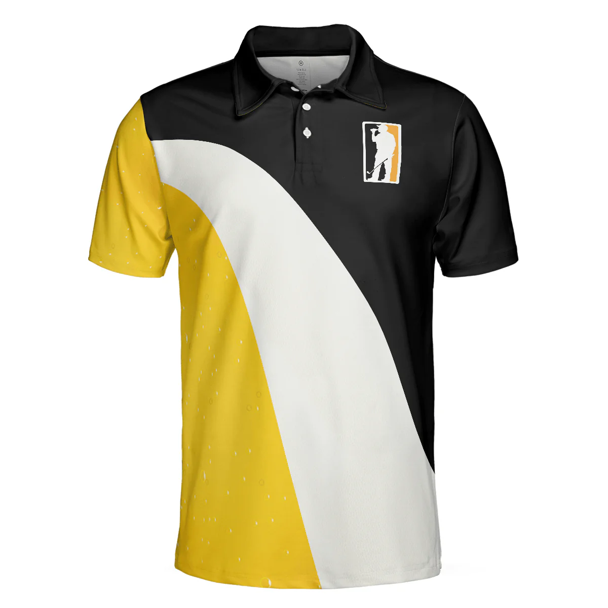 Men Golf Polo Shirt - Golf And Beer That's Why I'm Here, Sporty Polo Shirt For Beer Lovers Golf Men Polo Shirt - Perfect Polo Shirt For Men, Golfers - Image 3