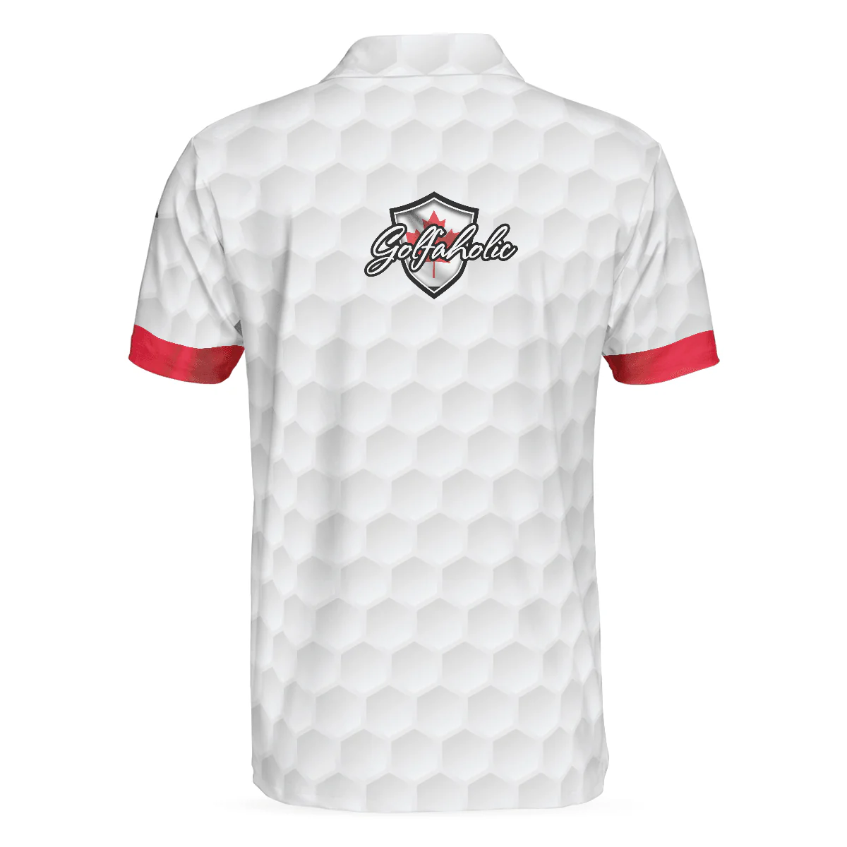 Men Golf Polo Shirt - Golf Canada Flag Pin Up Girl Polo Shirt, Put It In The Hole Polo Shirt, Canadian Flag Polo Shirt - Perfect Gift For Men, Golfers - Image 2