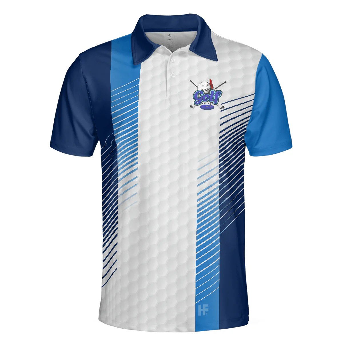 Men Golf Polo Shirt - I'd Tap That Elegant Blue Color Golf Polo Shirt, Blue Golfing Polo Shirt, Best Golf Shirt For Men - Image 3