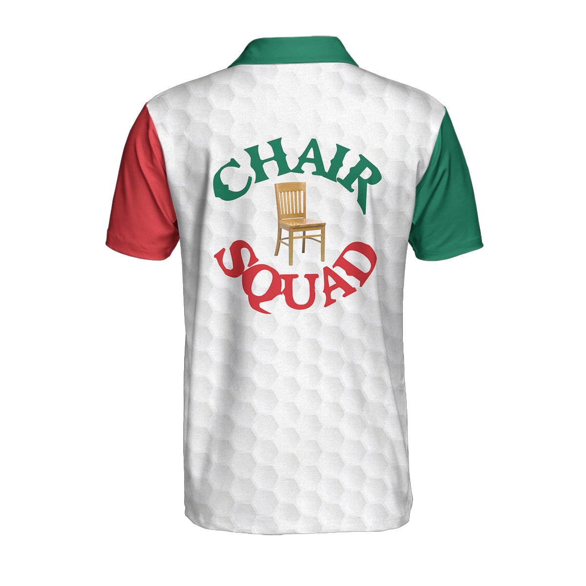 Men Golf Polo Shirt - Personalized Chair Squad Golf Polo Shirt, Best Gift For Men, Polo Shirt Gift For Men Golfers - Image 2