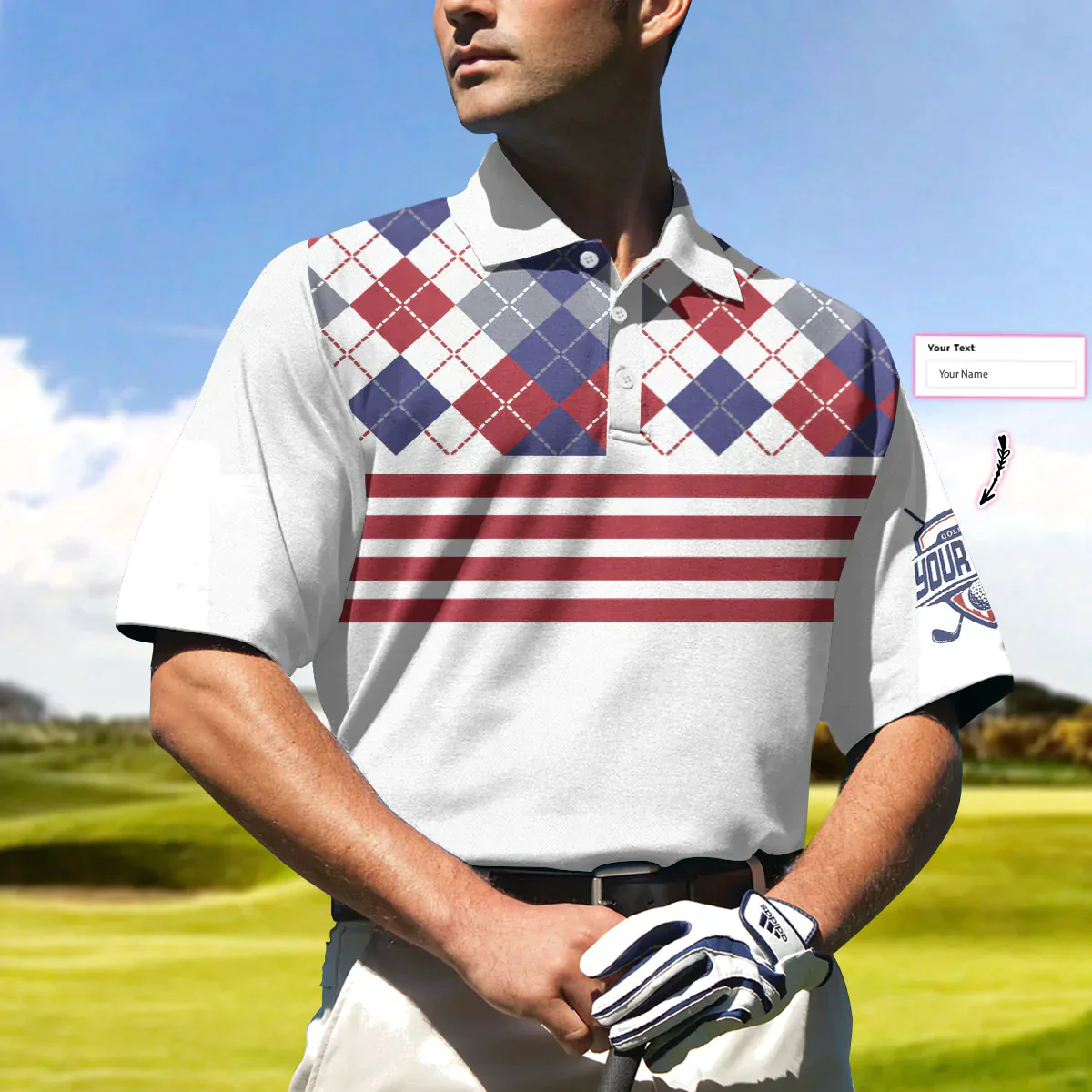 Men Golf Polo Shirt - Personalized Golf Gift Idea Men Polo Shirt, It Takes A Lot Of Balls To Get Where I Am Men Polo Shirt