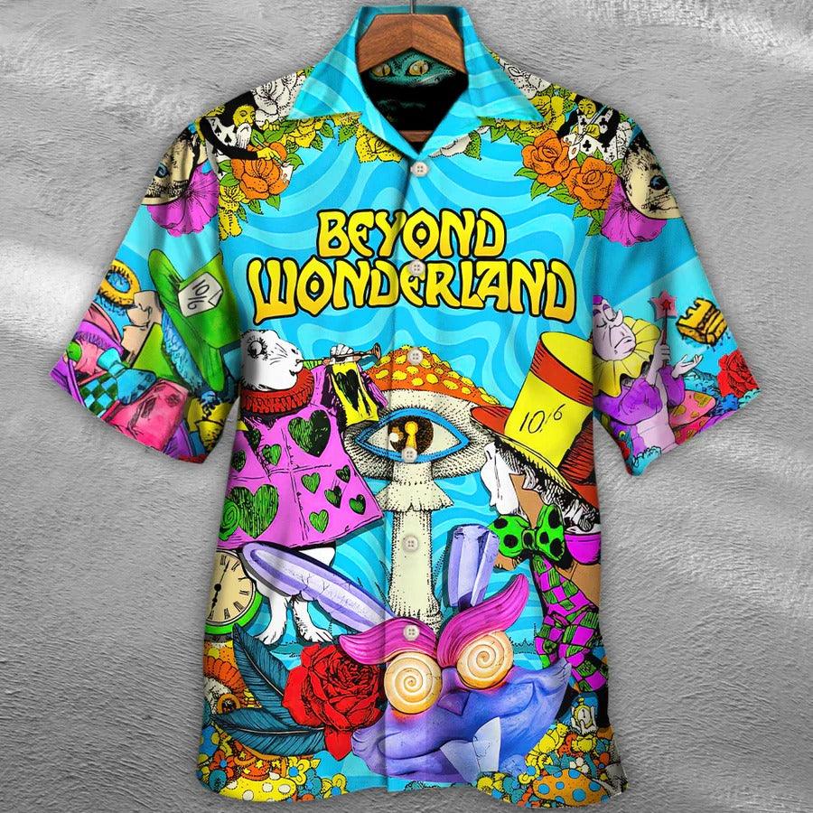 Music Hawaiian Shirt, Music Event Beyond Wonderland Amazing Festival Hawaiian Shirt, Colorful Life Aloha Shirt For Men - Perfect Gift For Music Lovers - Image 2