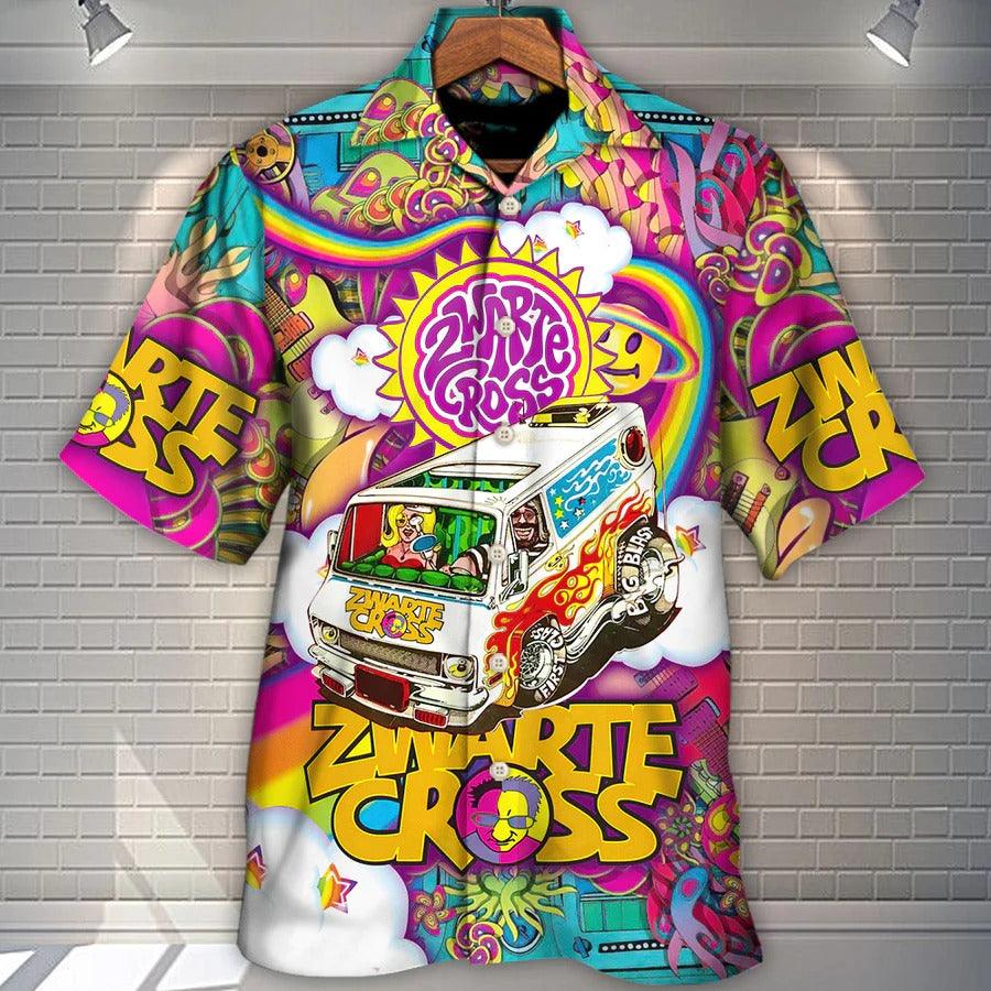 Music Hawaiian Shirt, Music Event Zwarte Cross, Beat Hippie Style Aloha Shirt For Men And Women - Perfect Gift For Music Lovers - Image 2