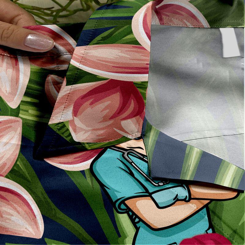 Nurse Aloha Hawaiian Shirts For Summer, Tropical Hawaiian Clothing Men Women For Nurse Beach, Nursing Gift For Friend, Family, Nurse Lovers - Image 6