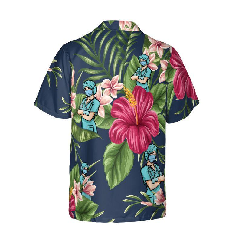Nurse Aloha Hawaiian Shirts For Summer, Tropical Hawaiian Clothing Men Women For Nurse Beach, Nursing Gift For Friend, Family, Nurse Lovers - Image 8