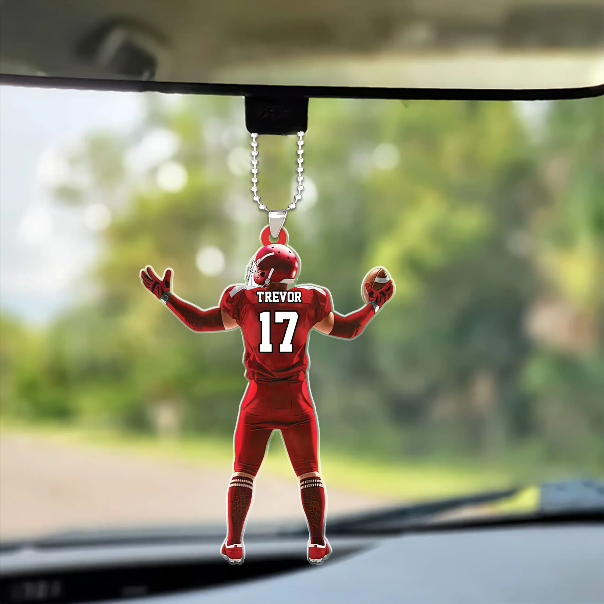 Personalized Ornament American Football Acrylic Ornament, Christmas Ornament For Football Player, Football Lovers - Image 5
