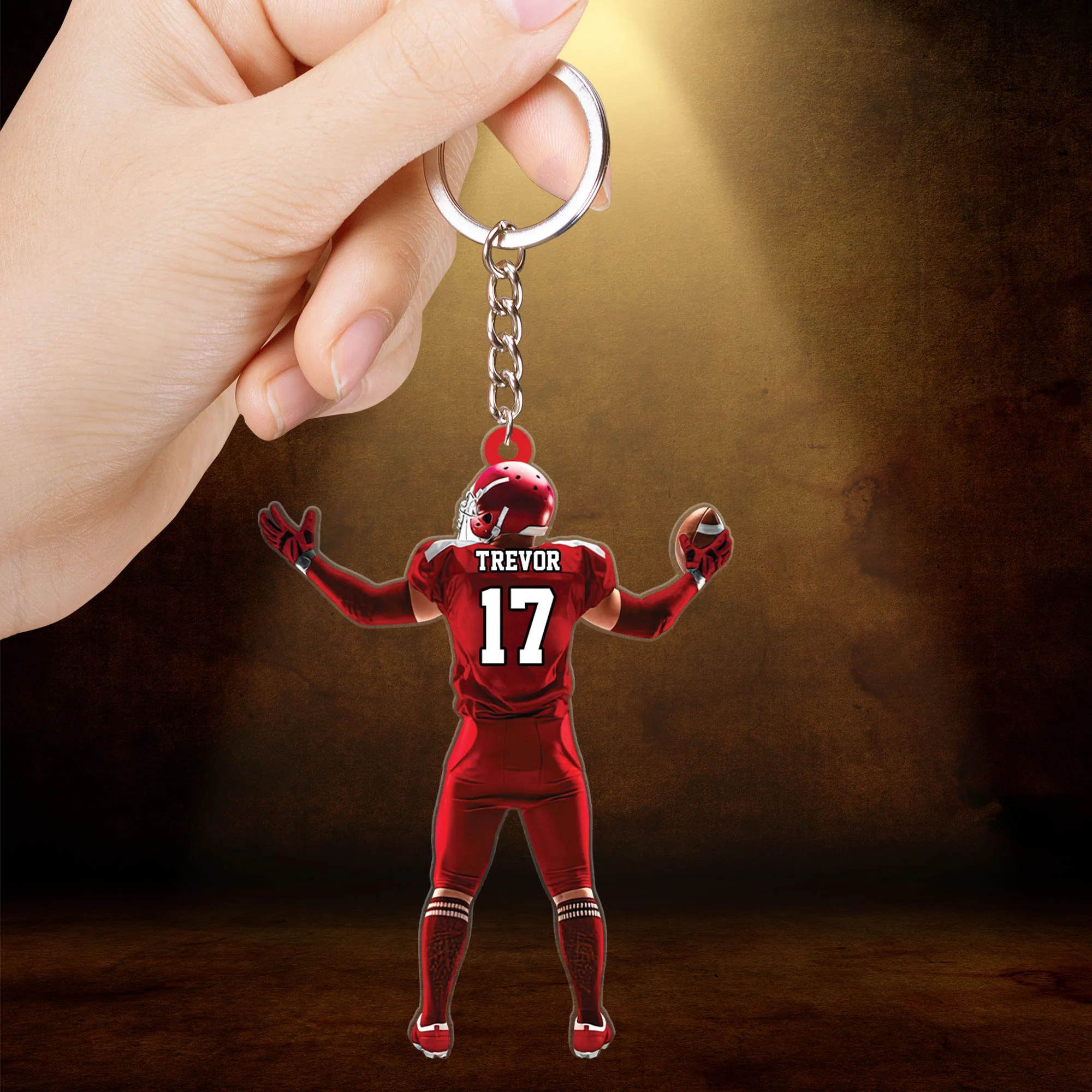 Personalized Ornament American Football Acrylic Ornament, Christmas Ornament For Football Player, Football Lovers - Image 4