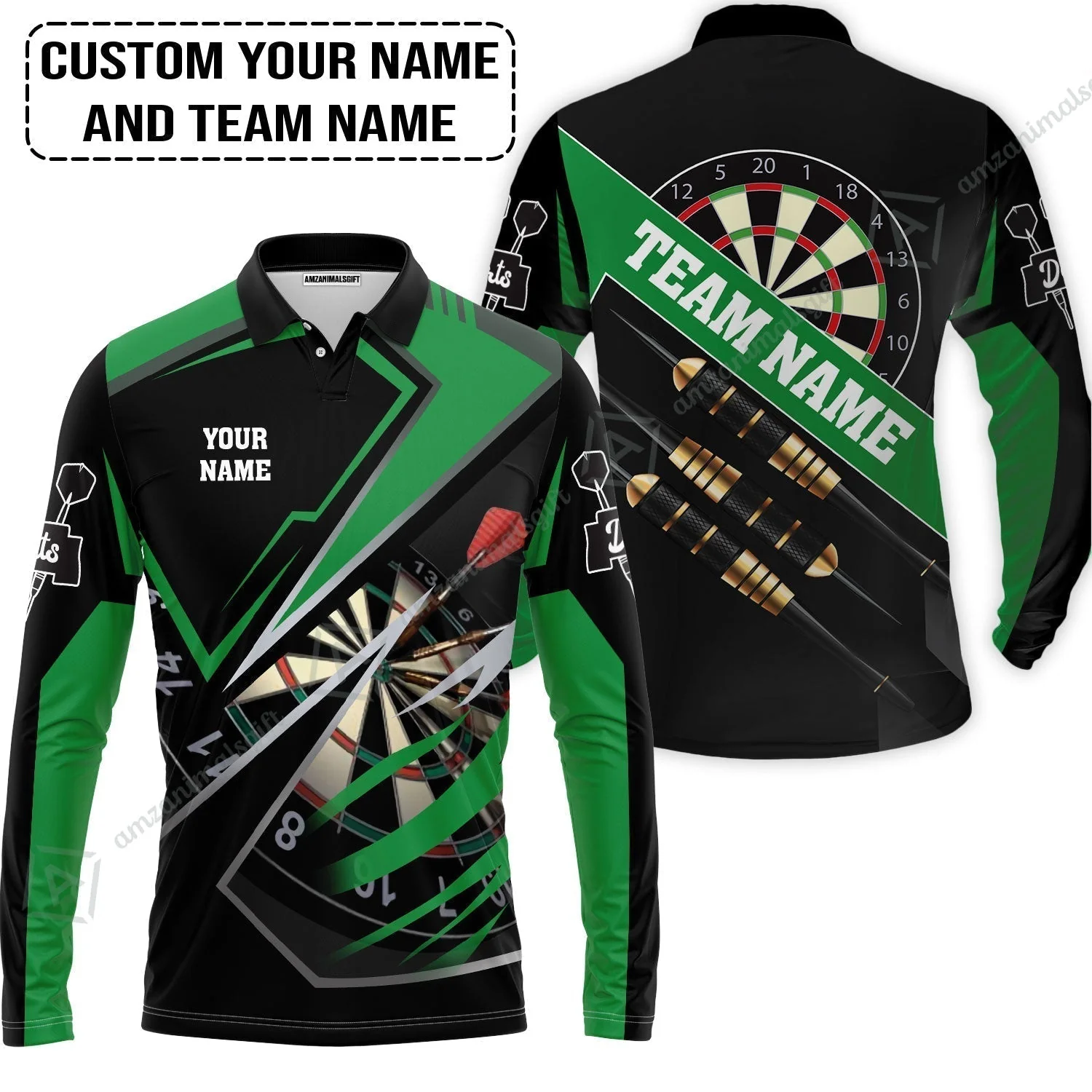 Personalized Darts Hawaiian Shirt - Custom Name & Team Name Darts Hawaiian Shirt - Image 6