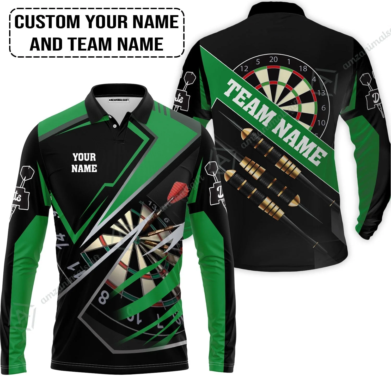 Personalized Darts Hoodie- Custom Name & Team Name Darts Hoodie - Image 4