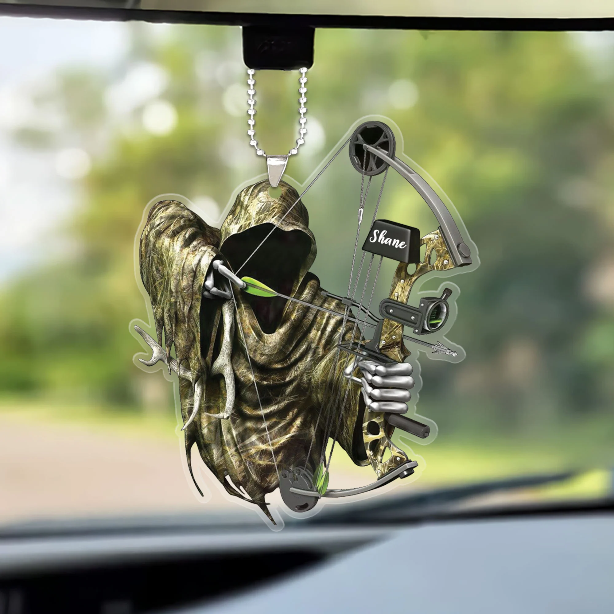 Personalized Death Archery Hanging Ornament Custom Shaped Acrylic Christmas Ornament - Image 3