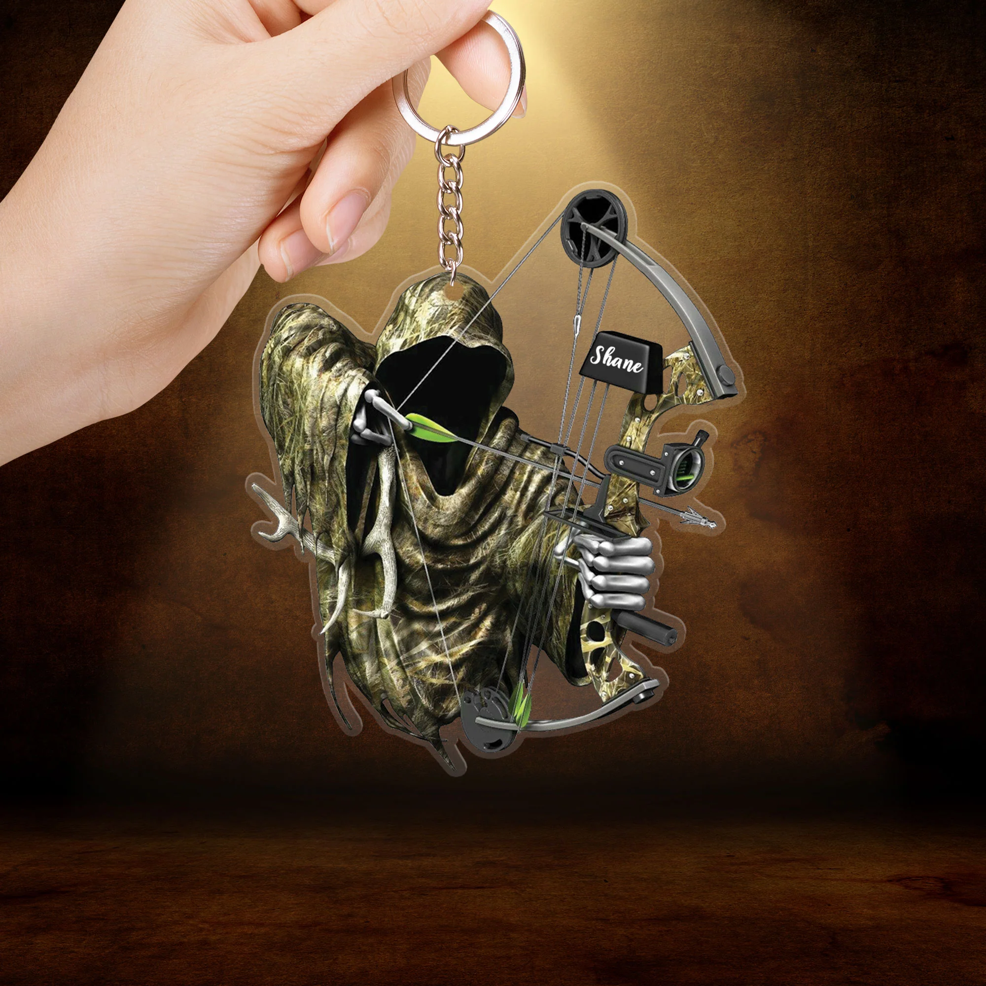 Personalized Death Archery Hanging Ornament Custom Shaped Acrylic Christmas Ornament - Image 4
