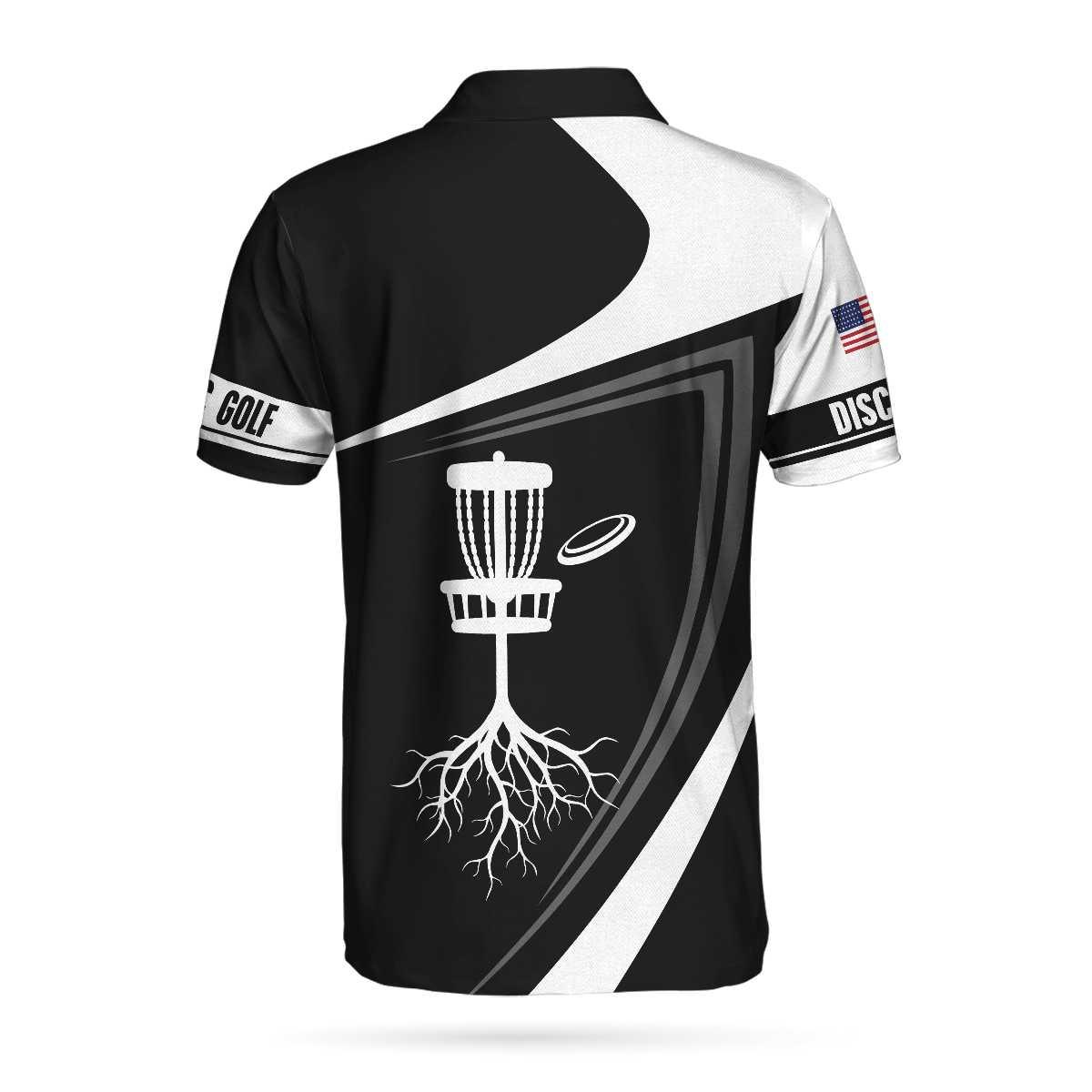 Personalized Disc Golf Tree Custom Polo Shirt, Personalized Disc Golf Shirt With Name, Best Gift Idea For Disc Golf Lovers, Gift For Men, Golfers - Image 3