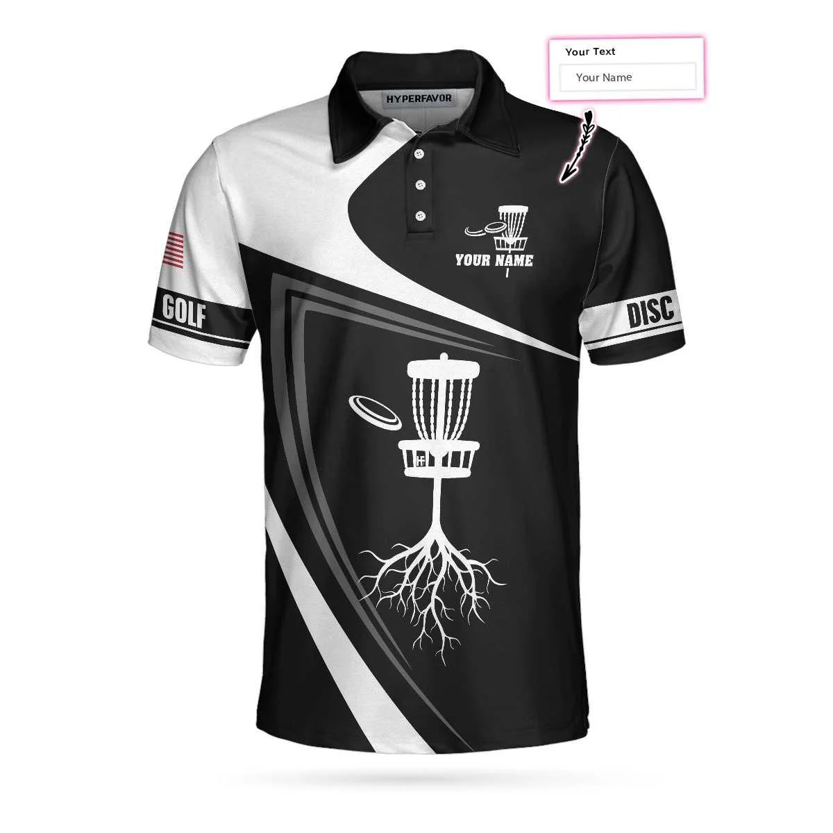 Personalized Disc Golf Tree Custom Polo Shirt, Personalized Disc Golf Shirt With Name, Best Gift Idea For Disc Golf Lovers, Gift For Men, Golfers - Image 4