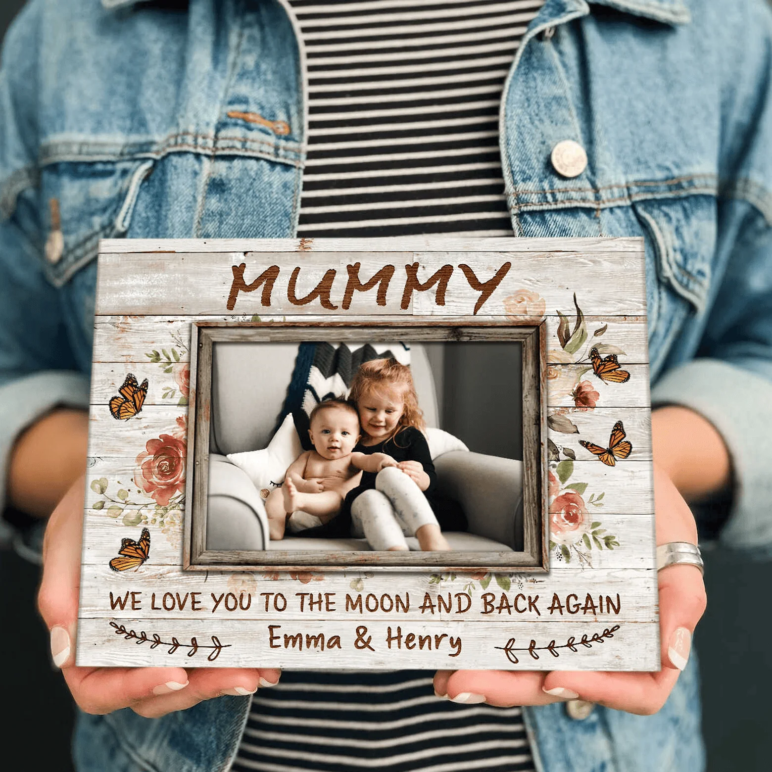 Personalized Gift For Mom Landscape Canvas - Custom Gift For Mom From Daughter Son, Mother's Day, Anniversary, Birthday, Presents for Mom - Mummy We Love You Canvas - Image 4