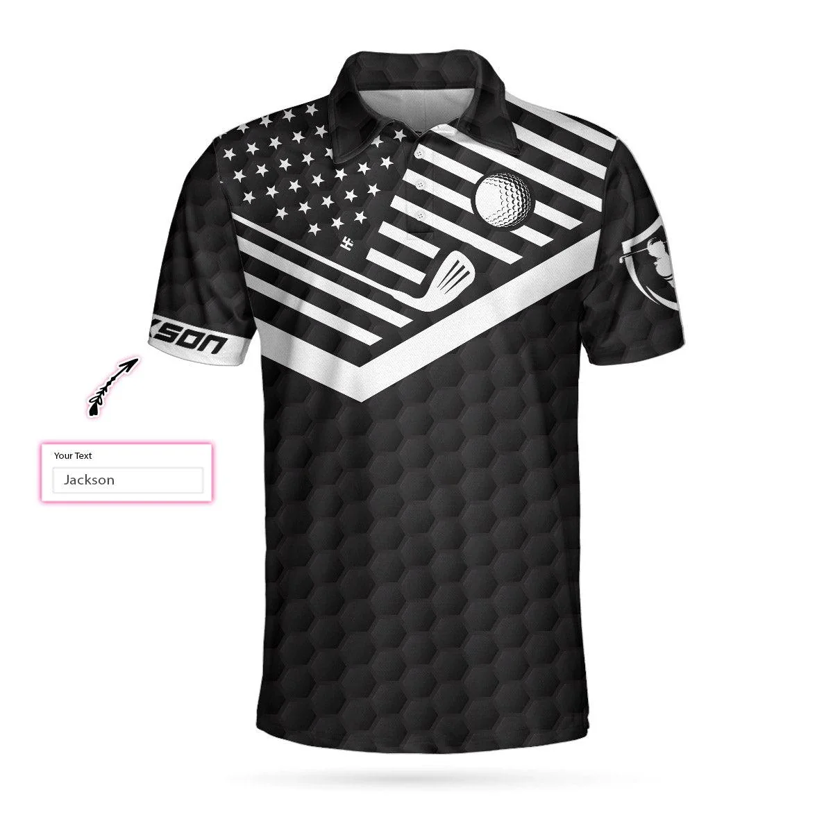 Personalized Golf Men Polo Shirts - Warning May Spontaneously Start Talking Golf Custom Name Polo Shirts - Perfect Gift For Men, Golfers, Golf Lover - Image 2