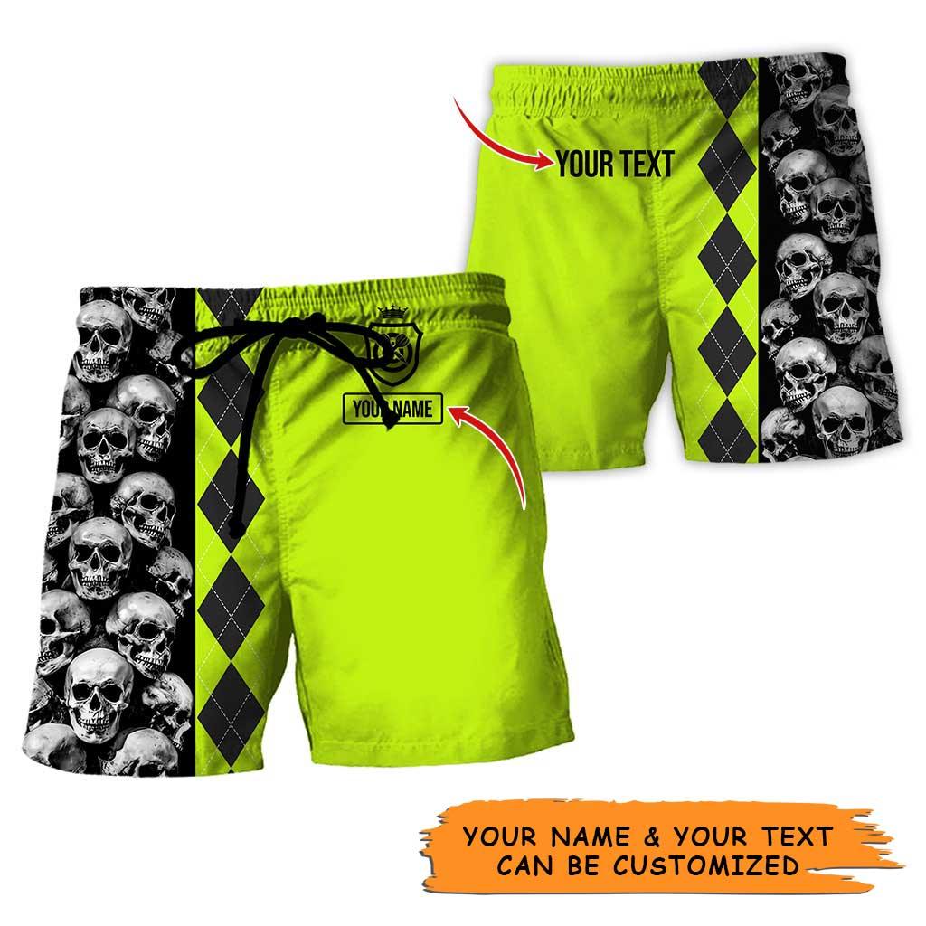 Personalized Name Darts Aloha Hawaiian Shirt - Amazing Darts Pattern And Skull Colorfull Personalized Name Hawaiian Shirt For Men & Women, Darts Lover - Image 5