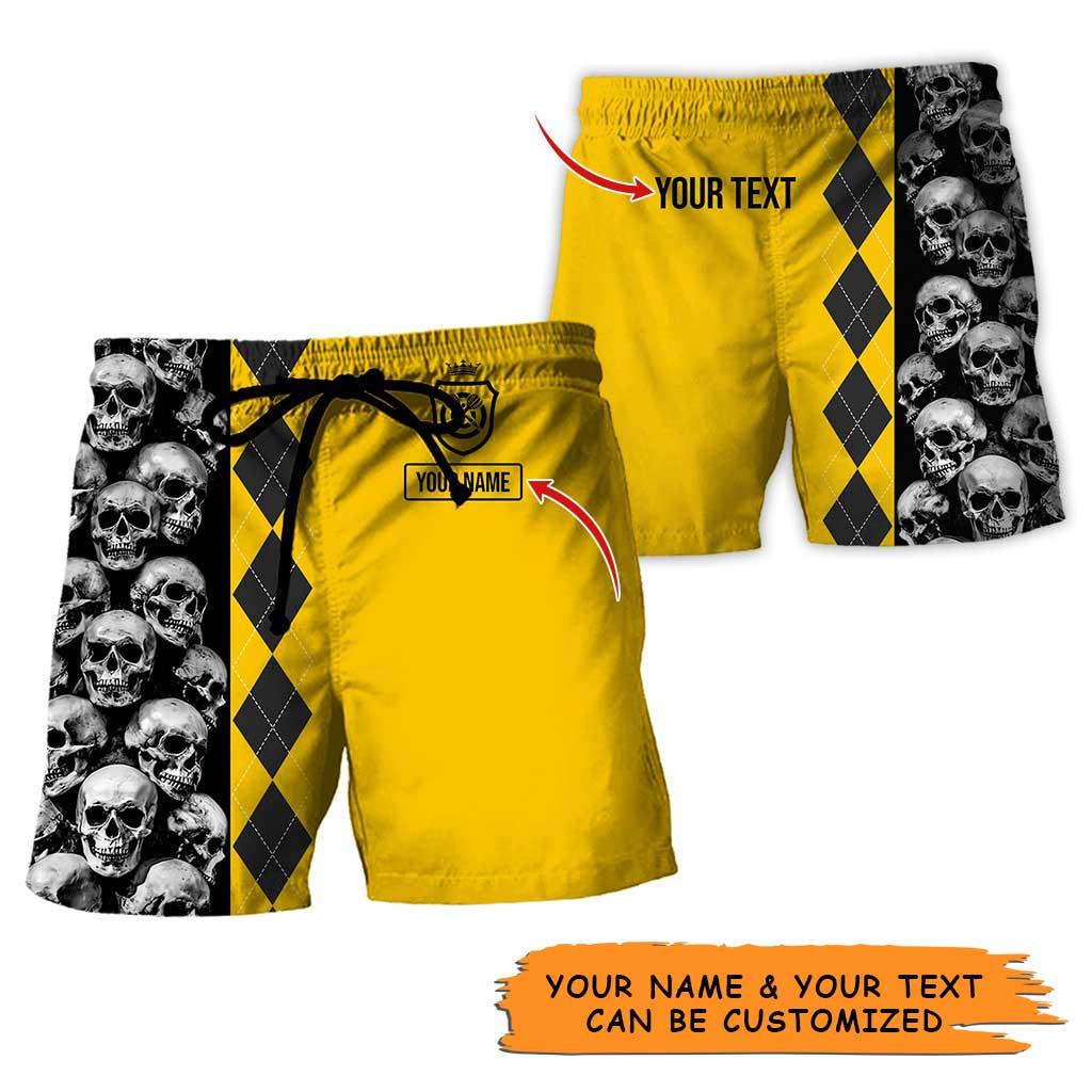 Personalized Name Darts Aloha Hawaiian Shirt - Amazing Darts Pattern And Skull Colorfull Personalized Name Hawaiian Shirt For Men & Women, Darts Lover - Image 6