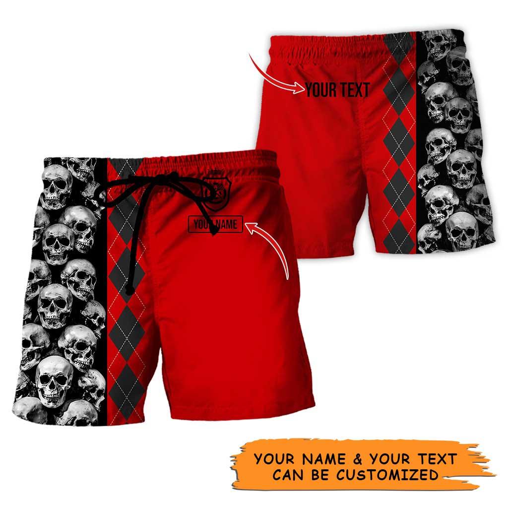 Personalized Name Darts Aloha Hawaiian Shirt - Amazing Darts Pattern And Skull Colorfull Personalized Name Hawaiian Shirt For Men & Women, Darts Lover - Image 8