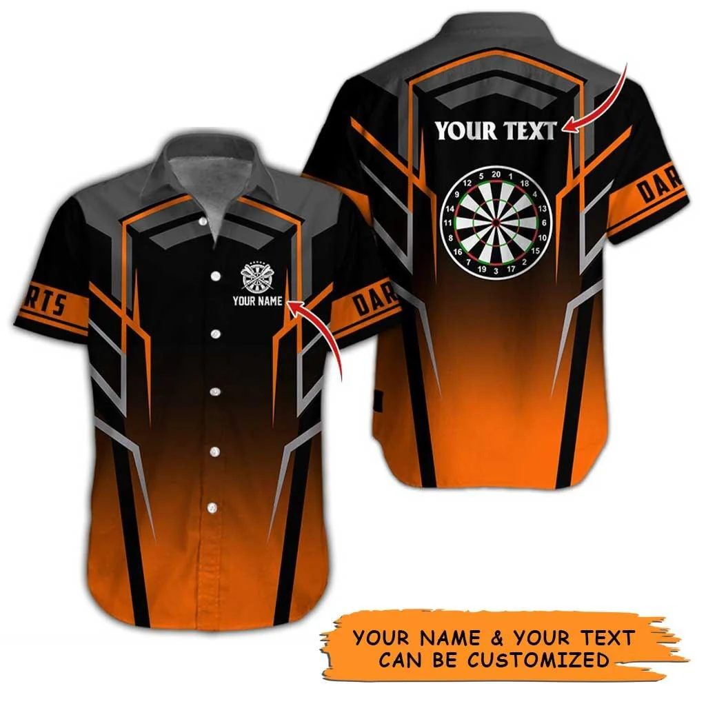 Personalized Name Darts Aloha Hawaiian Shirt - Best Darts Pattern Personalized Name Hawaiian Shirt For Men & Women, Darts Lover - Image 5