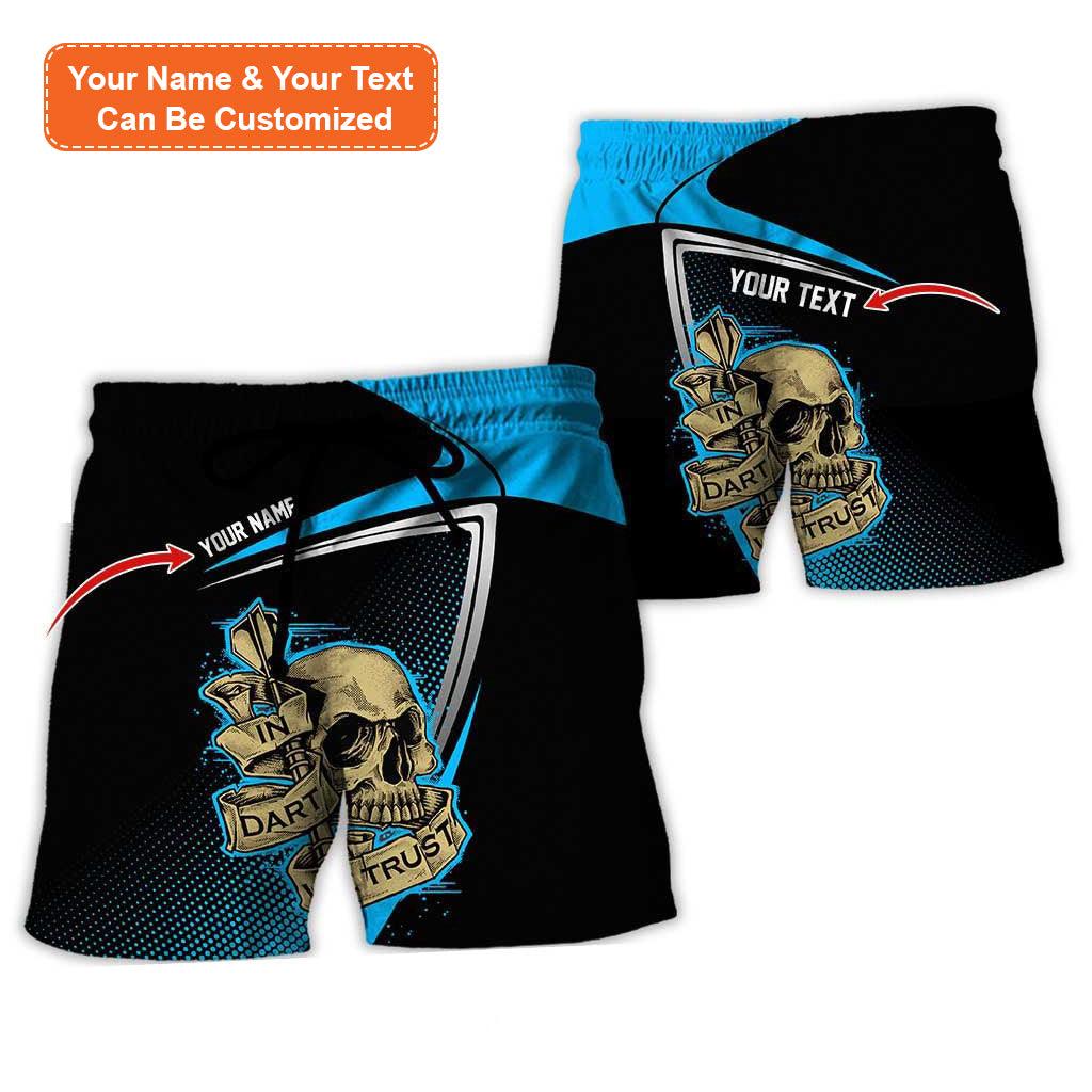 Personalized Name Darts Aloha Hawaiian Shirt, Darts Pattern And Skull,In Darts We Trust Personalized Name Hawaiian Shirt For Men & Women, Darts Lover - Image 7