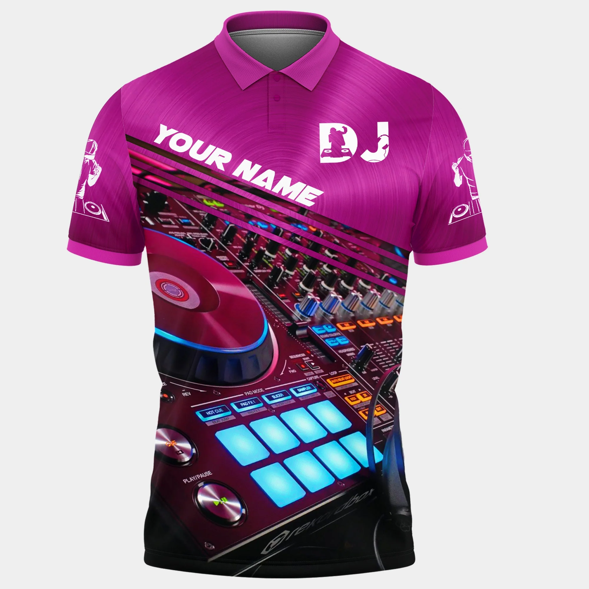 Personalized Name Disc Jockey Shirts - Custom Name DJ Shirts, Deejay Shirts, Perfect DJ Shirts for Men & Women - Image 3