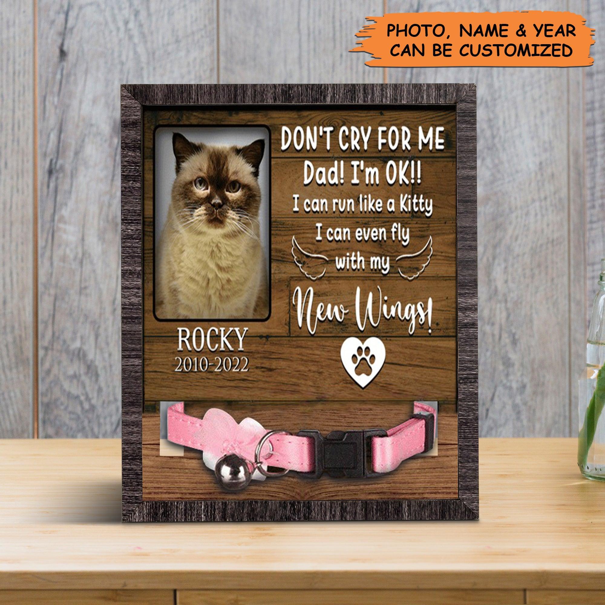 Personalized Pet Collar Frame - Custom A British Shorthair Picture Frames, Pet Loss Sympathy, Memorial Pet Collar Sign - Gift For, Grieving Pet Owner - Image 3