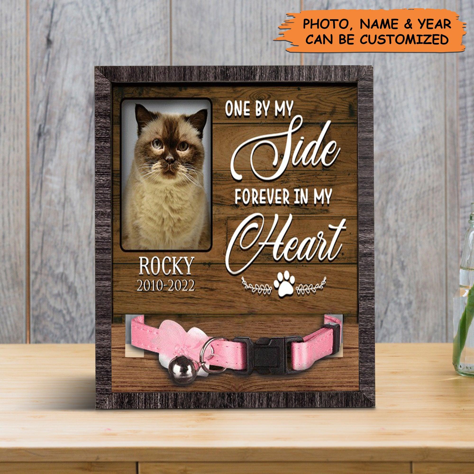 Personalized Pet Collar Frame - Custom A British Shorthair Picture Frames, Pet Loss Sympathy, Memorial Pet Collar Sign - Gift For, Grieving Pet Owner - Image 4