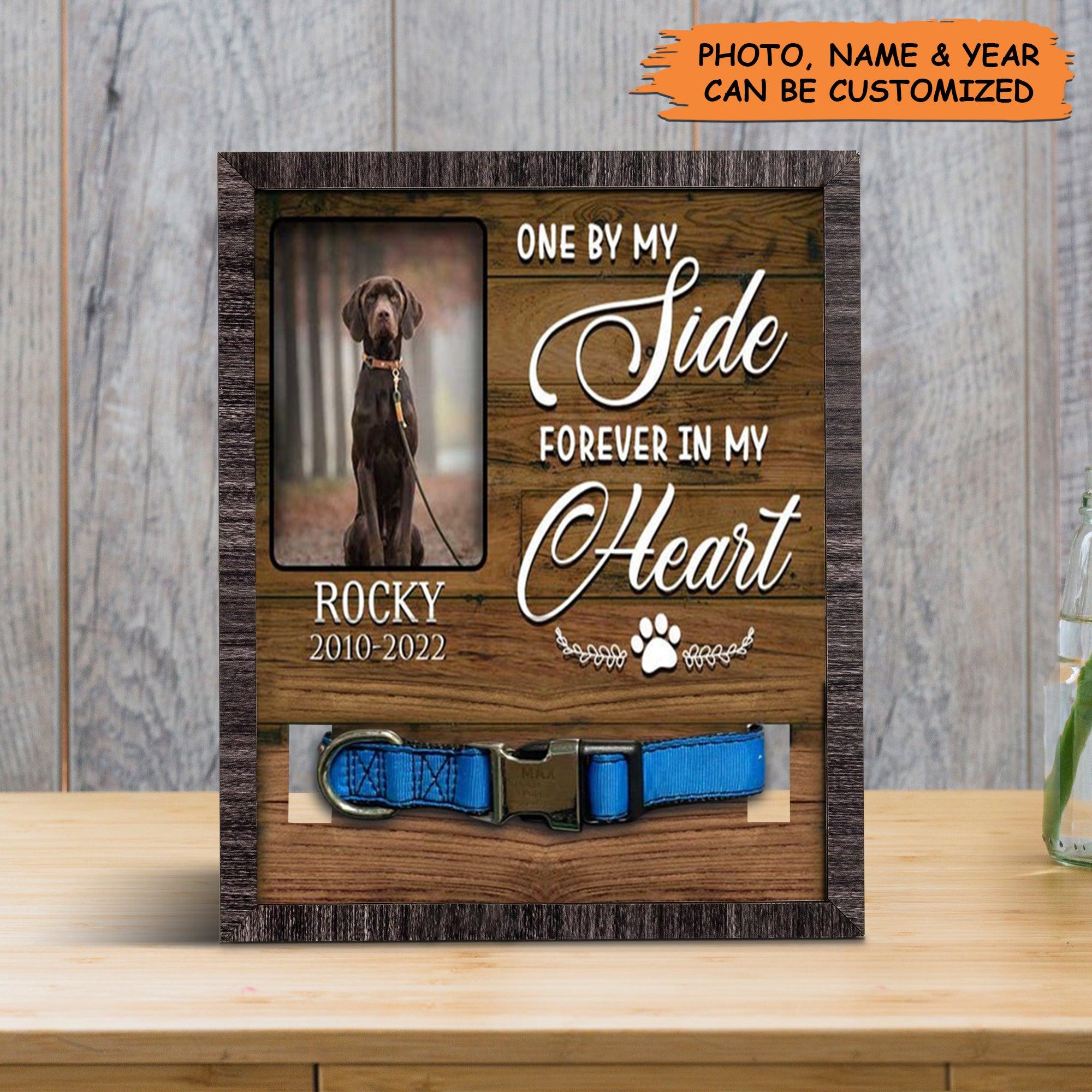 Personalized Pet Collar Frame - Don't Cry For Me Dog Lover Gift, Pet Loss Sympathy, Custom Memorial Pet Collar Sign - Gift For Pet Lovers - Image 4