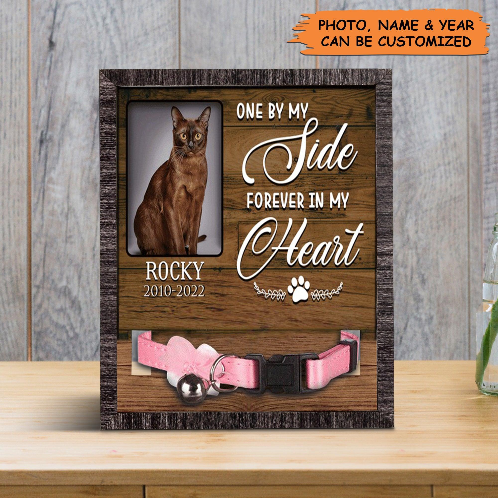 Personalized Pet Collar Frame - Personalized A Burmese Pet Picture Frames, Pet Loss Sympathy, Memorial Pet Collar Sign - Gift For Pet Lovers, Friend - Image 3