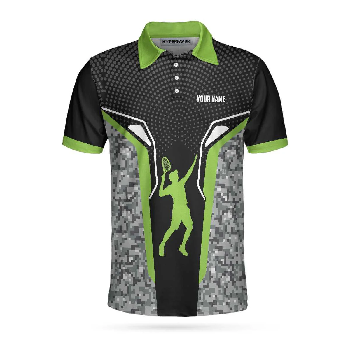 Personalized Tennis Men Polo Shirt, Eat Sleep Tennis Repeat Custom Polo Shirt, Cool Tennis Shirt For Men, Tennis Gift For Men - Image 3