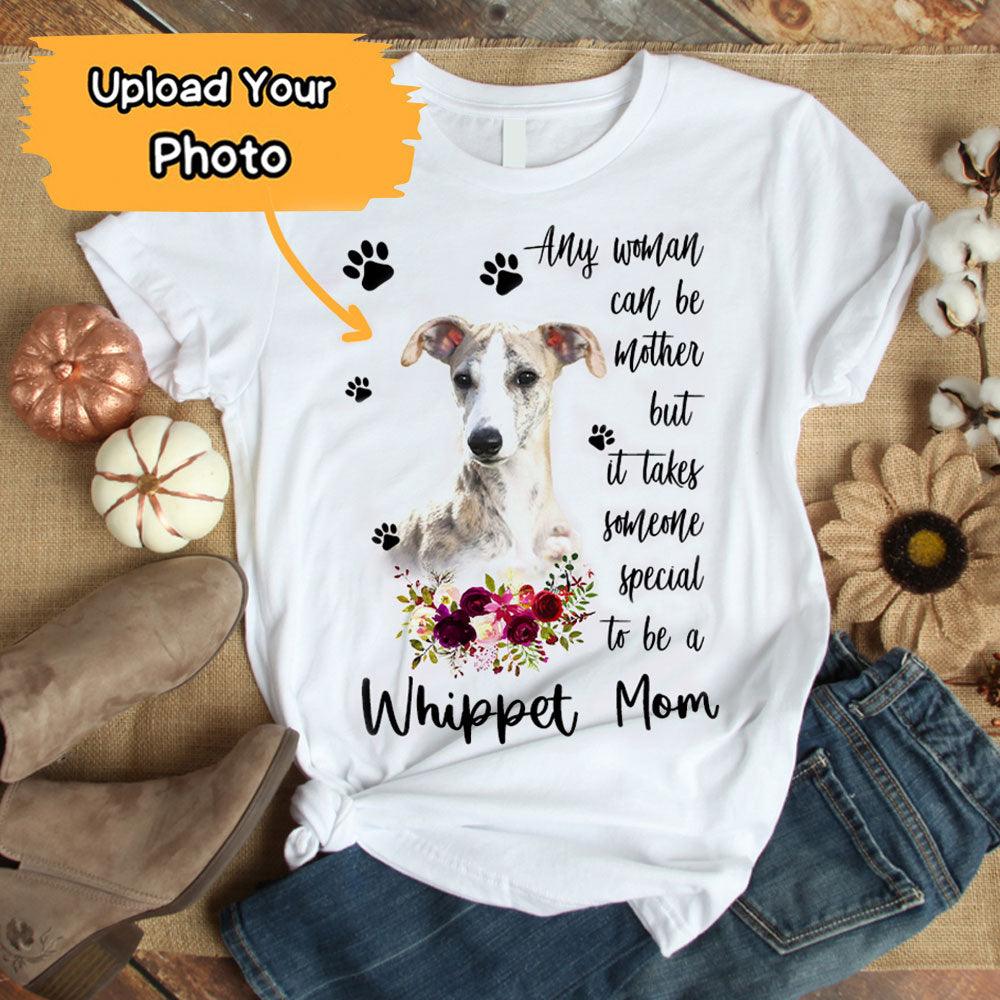 Personalized Whippet Mom T Shirts, Happy Mother's Day From Whippet For Humans, Women's Whippet Gifts Whippet Cute Whippet Puppy T Shirts - Image 2