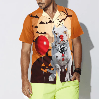 Pitbull Hawaiian Shirt, Halloween, Pitbull Aloha Shirt For Men - Perfect Gift For Pitbull Lovers, Husband, Boyfriend, Friend, Family - Image 5