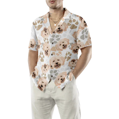Poodle Hawaiian Shirt, The Paws Poodle Aloha Shirt For Men - Perfect Gift For Poodle Lovers, Husband, Boyfriend, Friend, Family - Image 4