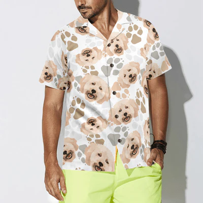 Poodle Hawaiian Shirt, The Paws Poodle Aloha Shirt For Men - Perfect Gift For Poodle Lovers, Husband, Boyfriend, Friend, Family - Image 5