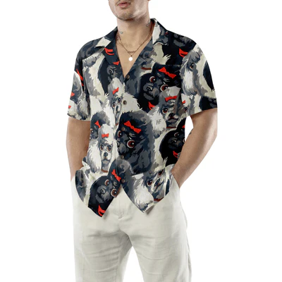Poodles Hawaiian Shirt, Little Sweet Poodles Aloha Shirt For Men - Perfect Gift For Poodle Lovers, Husband, Boyfriend, Friend, Family - Image 5