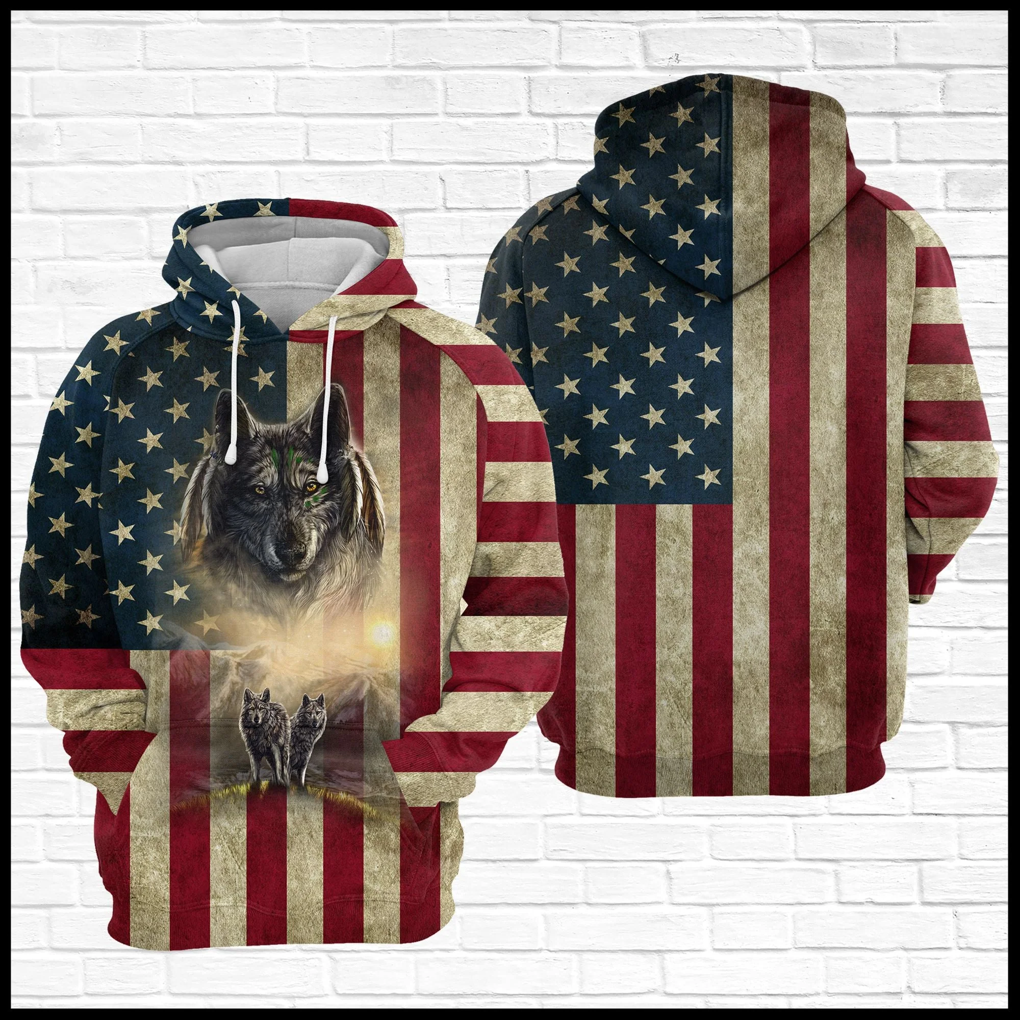 Proud Wolf Pullover Premium Hoodie, Perfect Outfit For Men And Women On Christmas New Year Autumn Winter