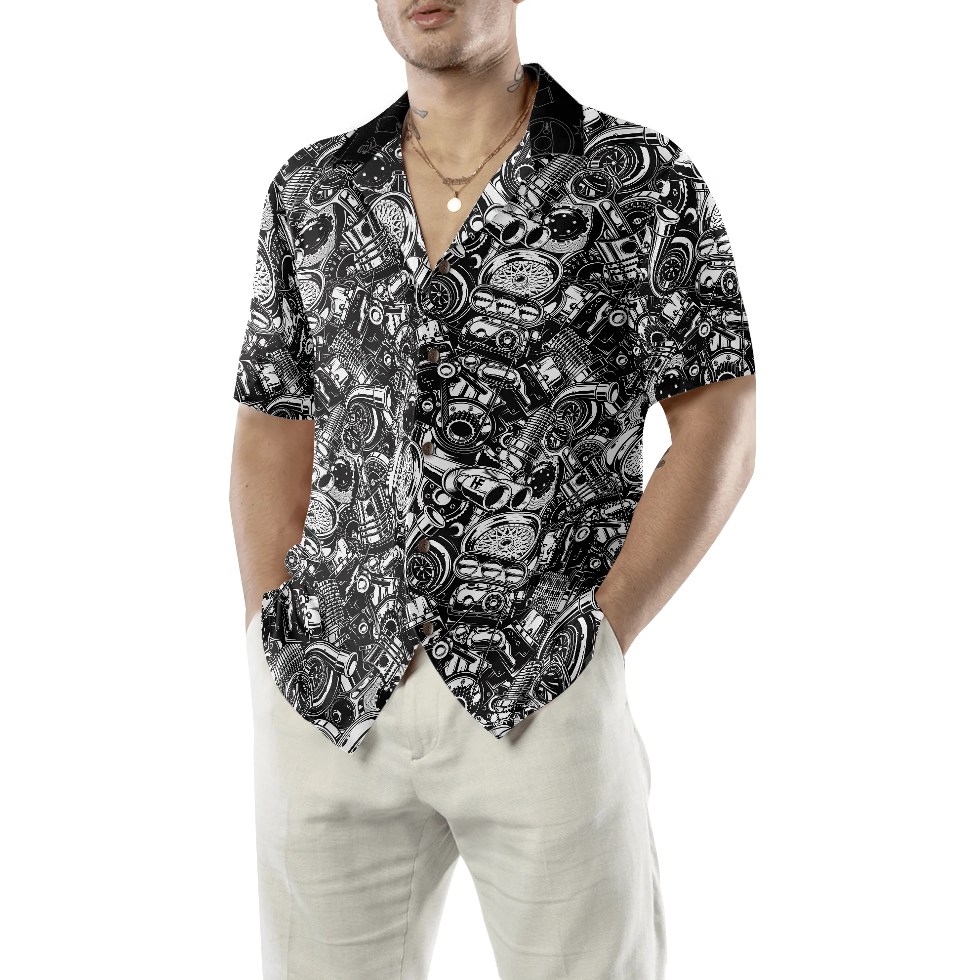 Repair Even Dead On Dark Background Aloha Hawaiian Shirt For Summer, Colorful Shirt For Men Women, Perfect Gift For Friend, Team, Family - Image 3