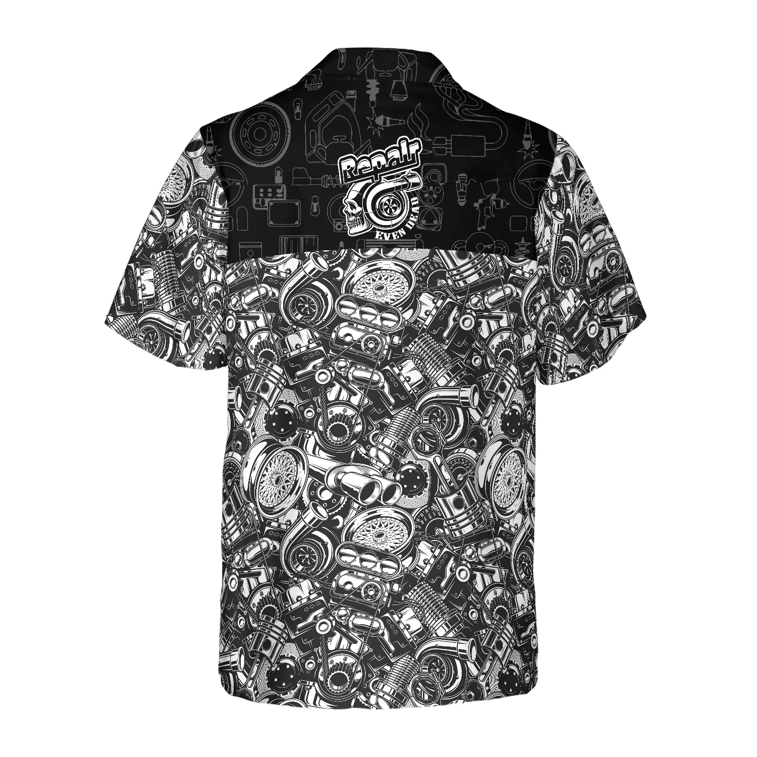 Repair Even Dead On Dark Background Aloha Hawaiian Shirt For Summer, Colorful Shirt For Men Women, Perfect Gift For Friend, Team, Family - Image 5