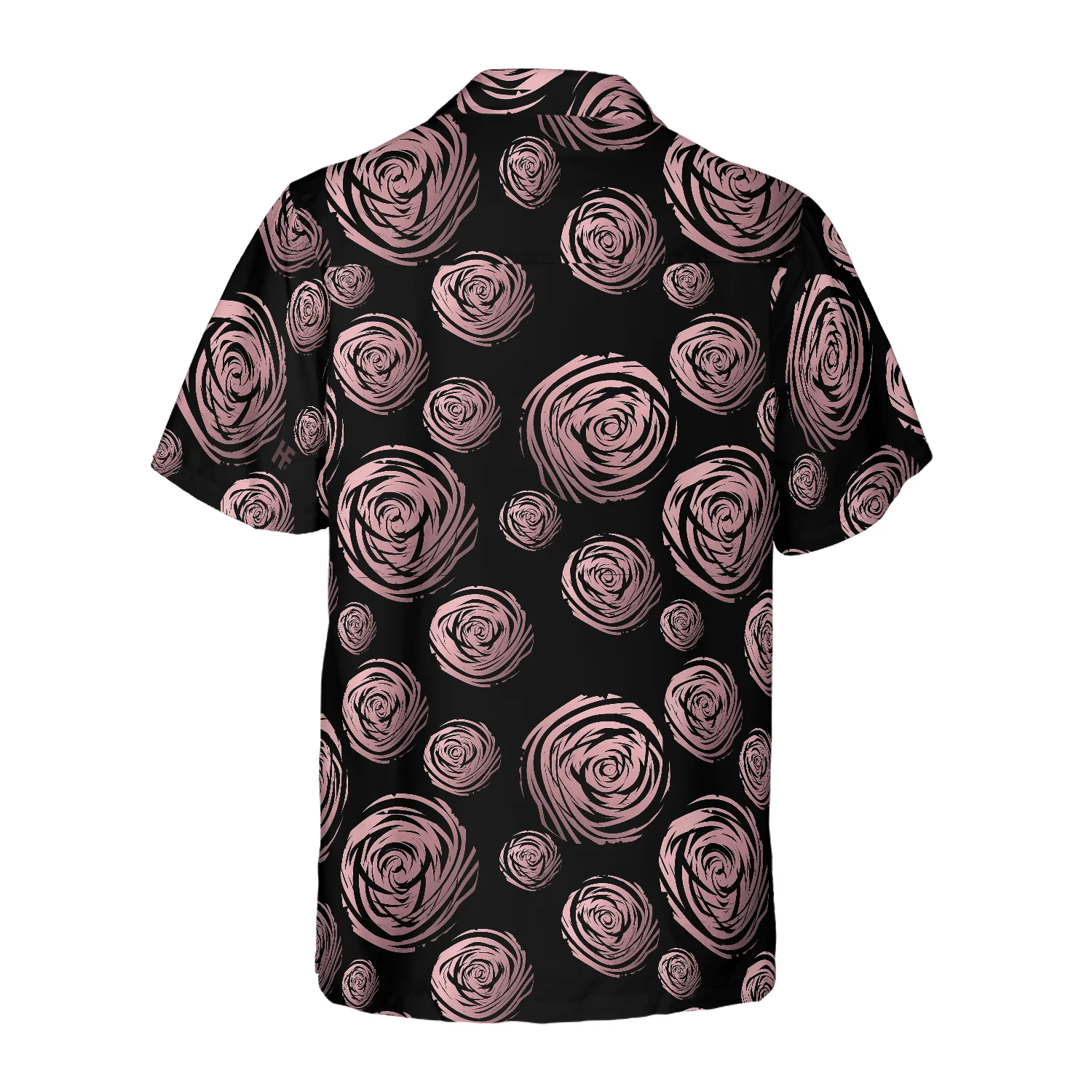 Rose Gold In Black Aloha Hawaiian Shirt For Summer, Colorful Shirt For Men Women, Perfect Gift For Friend, Team, Family - Image 2
