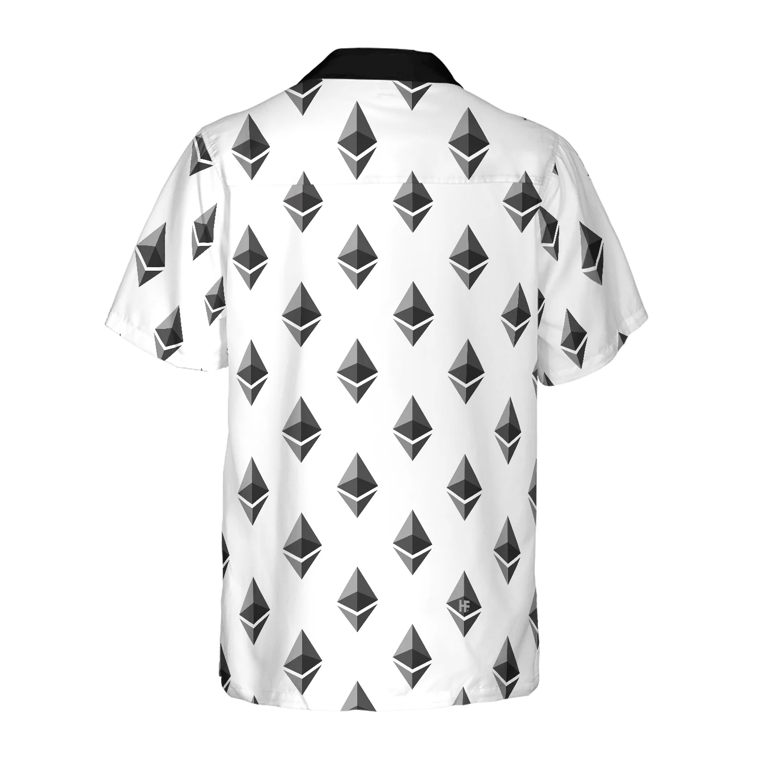 Seamless Ethereum Cryptocurrency Hawaiian Shirt, Colorful Summer Aloha Shirt For Men Women, Perfect Gift For Husband, Wife, Friend, Family - Image 2