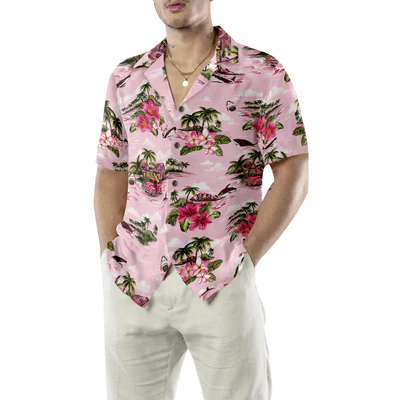 Shark Hawaiian Shirt, Tropical Flowers, Island Hawaiian, Aloha Shirt For Men - Perfect Gift For Husband, Boyfriend, Friend, Family - Image 5