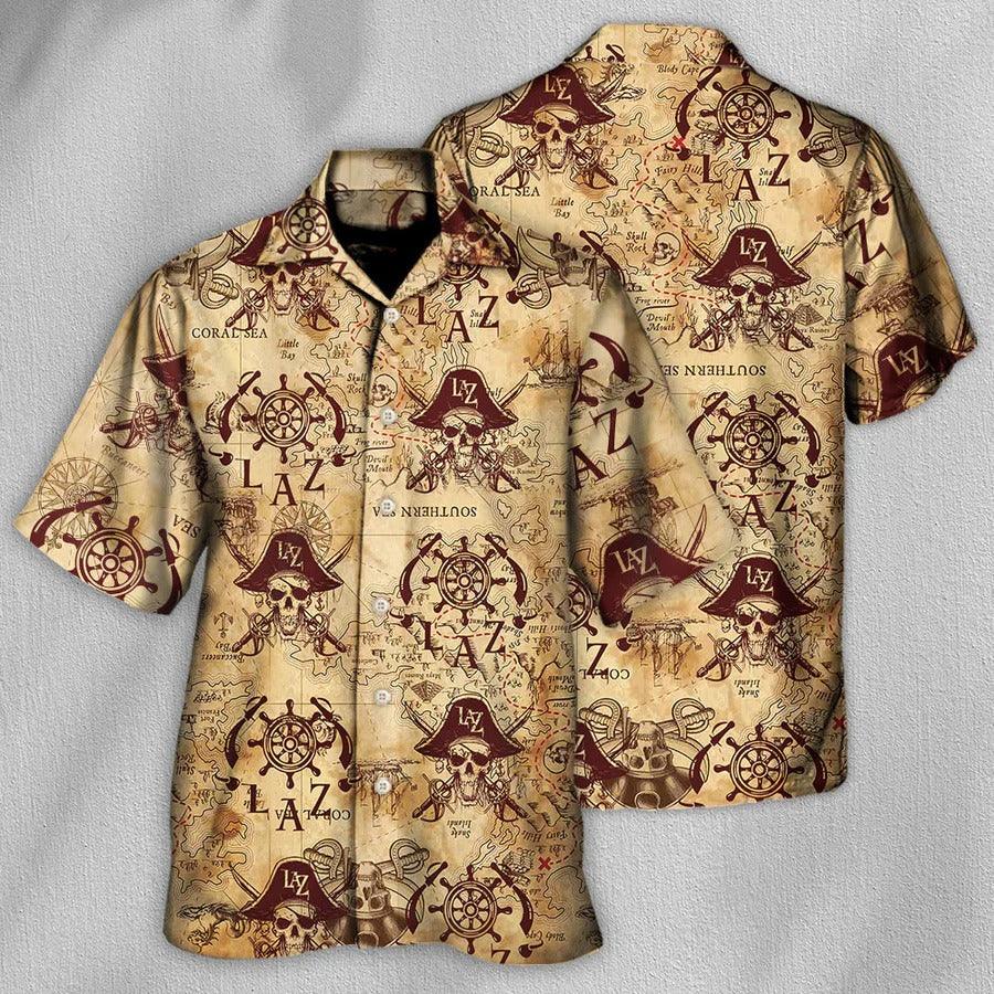 Skull Aloha Hawaiian Shirt For Summer - Skull Pirate Skull Pirates Style Lover Unique Hawaiian Shirt - Perfect Gift For Men, Women, Skull Lover - Image 3