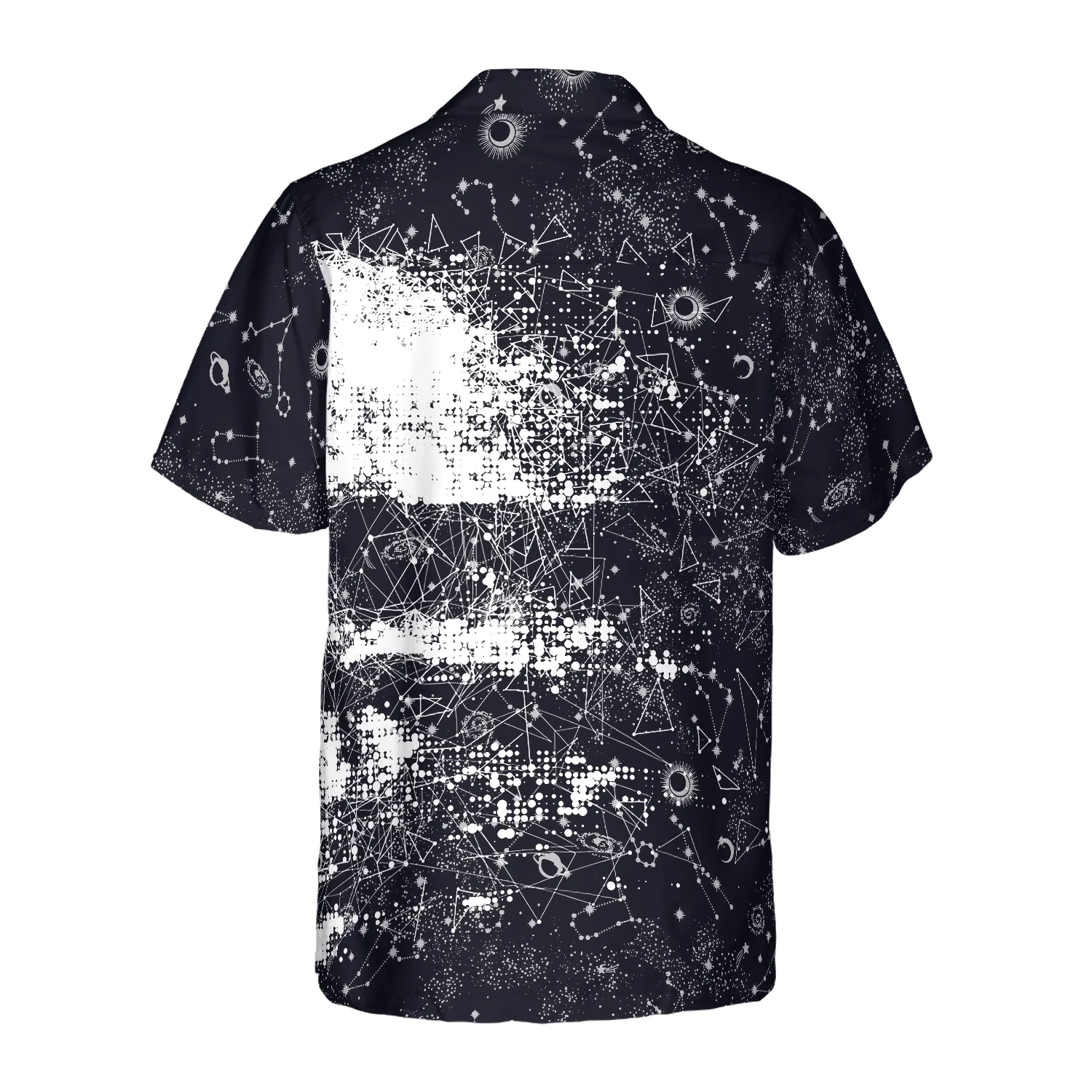 Skull Hawaiian Shirt, Skull Space Galaxy Constellation Hawaiian Shirt, Colorful Summer Aloha Shirt, Perfect Gift For Friend, Family, Husband, Wife - Image 2