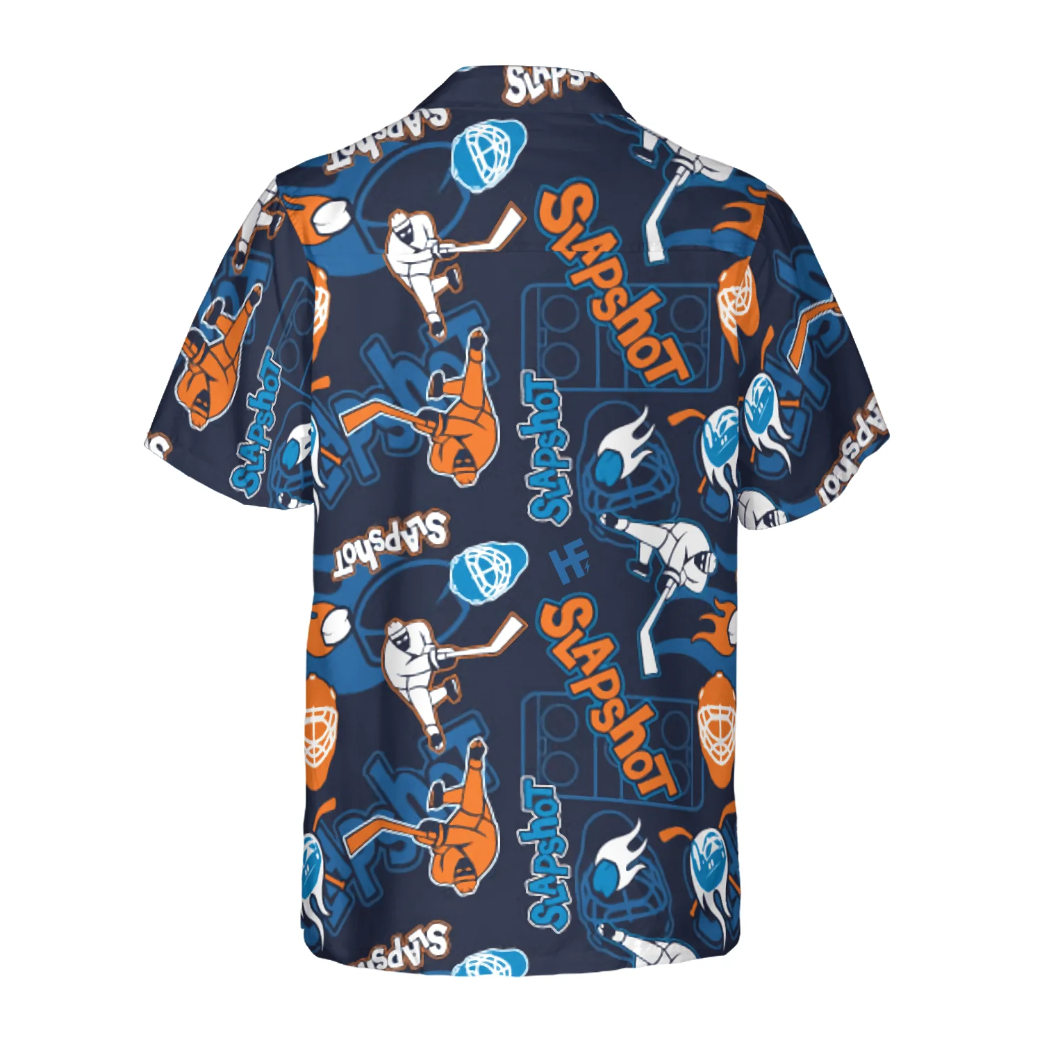 Slapshot Hockey Pattern Aloha Hawaiian Shirt For Summer, Colorful Shirt For Men Women, Perfect Gift For Friend, Team, Family, Hockey Lovers - Image 2