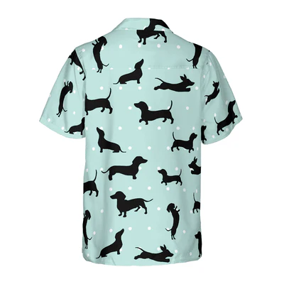 Small Dachshund Hawaiian Shirt, Dachshund Aloha Shirt For Men - Perfect Gift For Dachshund Lovers, Husband, Boyfriend, Friend, Family - Image 3
